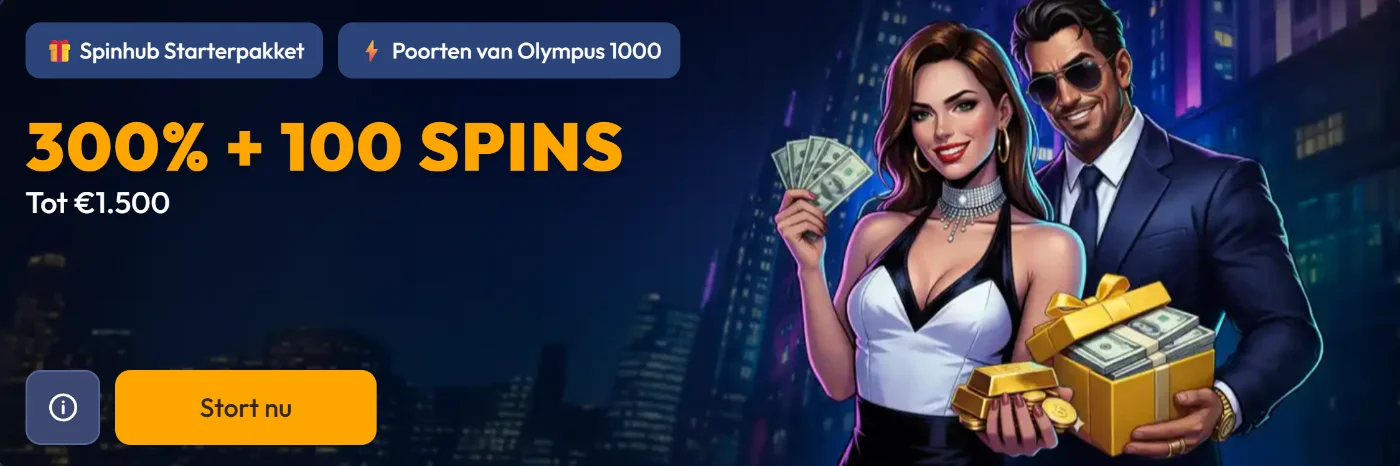 SpinHub Casino Welkomstbonus